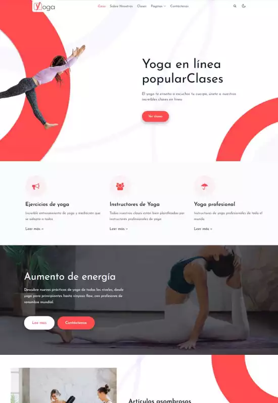 Vista previa de Yoga en Línea